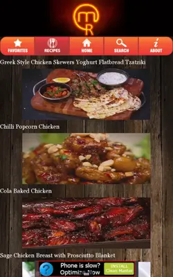 MasterChef Recipes android App screenshot 1